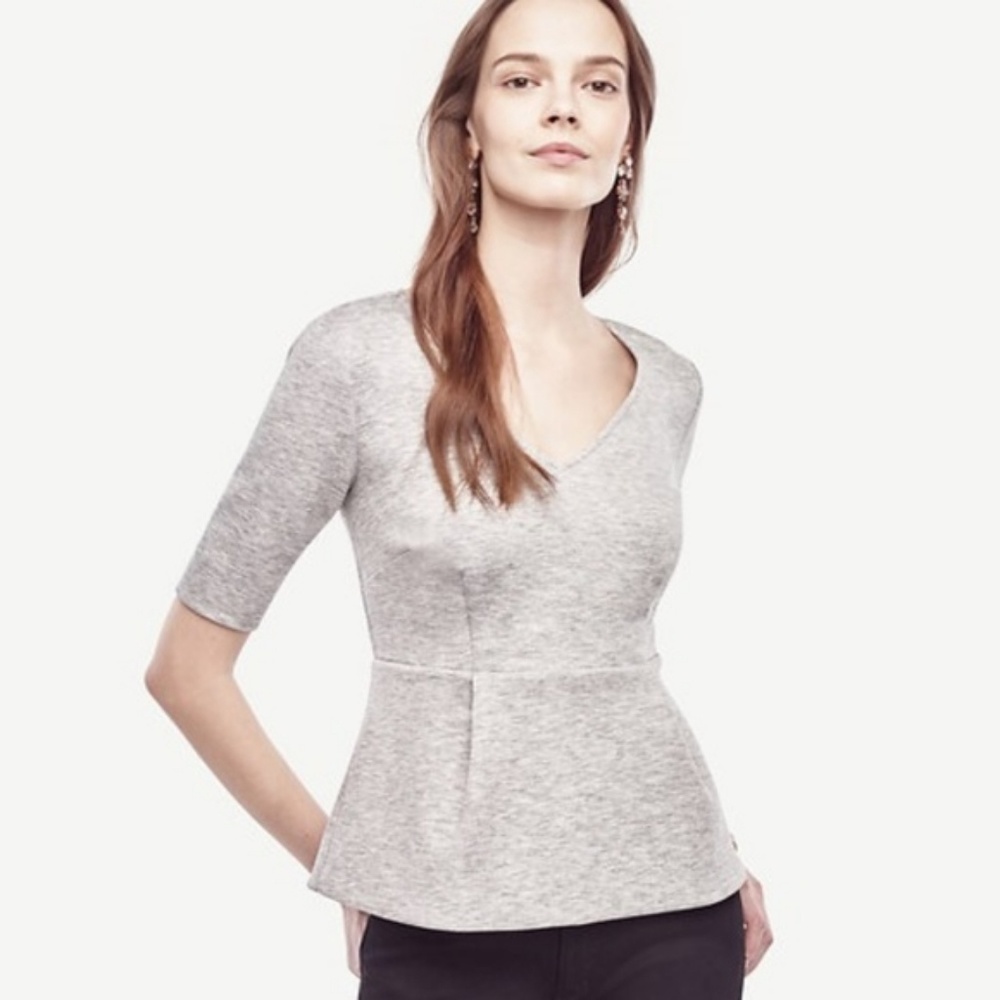 EUC - Ann Taylor - Peplum Top